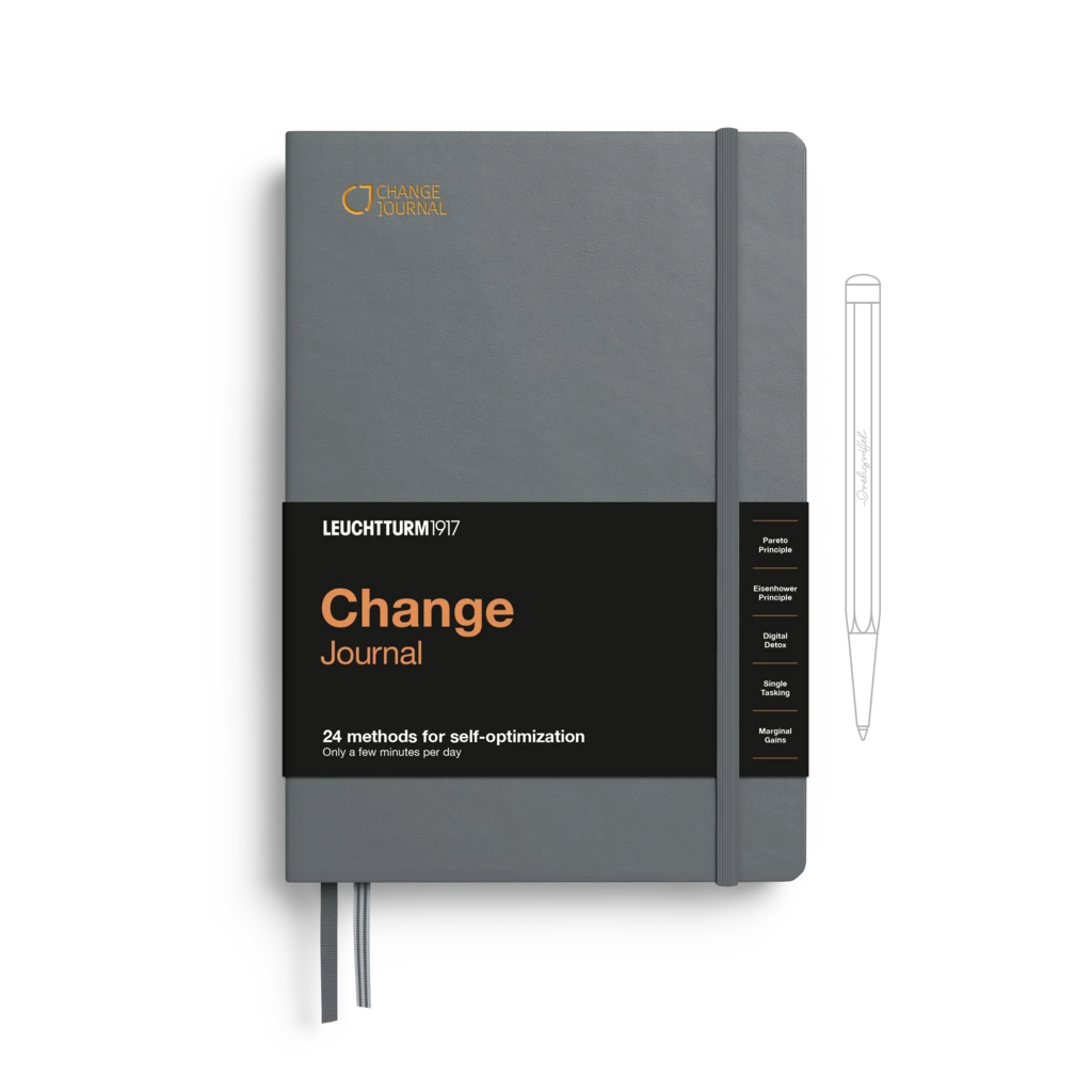 Change Journal Medium (A5), Anthracite, English Change Journal Medium (A5), Anthracite, English