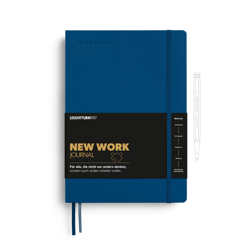 New Work Journal Composition (B5), Indigo, German New Work Journal Composition (B5), Indigo, German