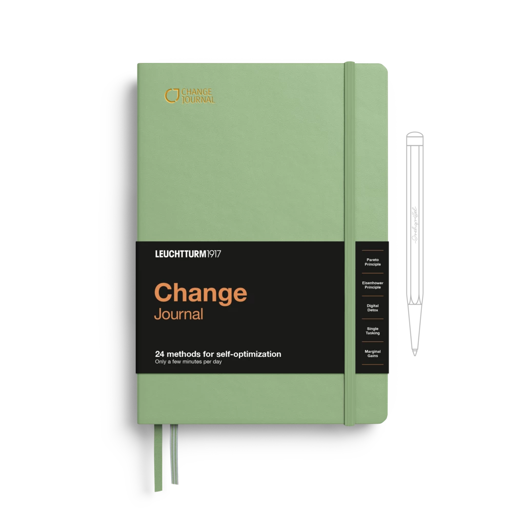 Change Journal Medium (A5), Sage, English Change Journal Medium (A5), Sage, English