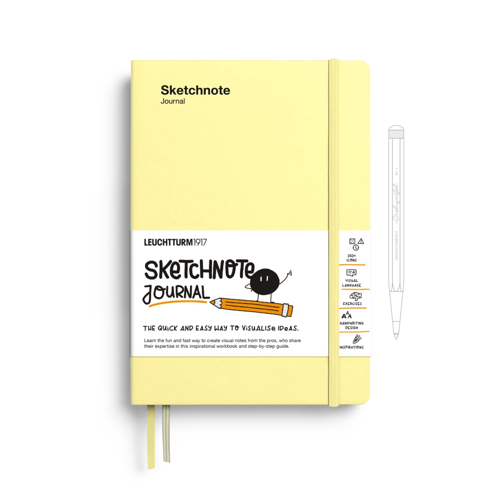 Sketchnote Journal Medium (A5), Vanilla, English Sketchnote Journal Medium (A5), Vanilla, English
