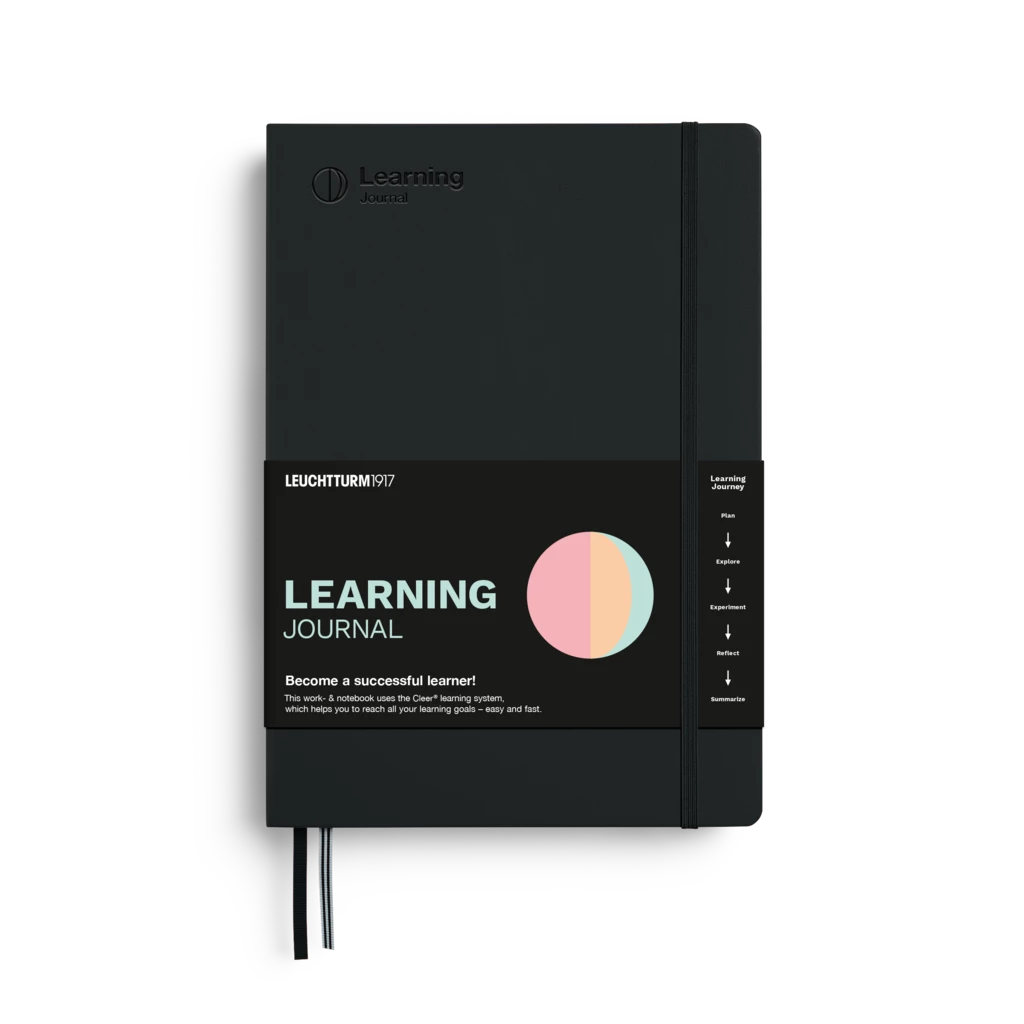 Learning Journal Composition (B5), Softcover, Black, English Learning Journal Composition (B5), Softcover, Black, English