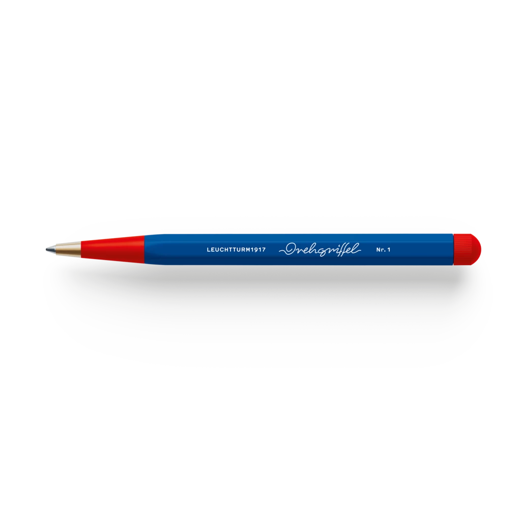 Drehgriffel Nr. 1, Royal Blue/Red - Ballpoint pen, Bauhaus Edition Drehgriffel Nr. 1, Royal Blue/Red - Ballpoint pen, Bauhaus Edition