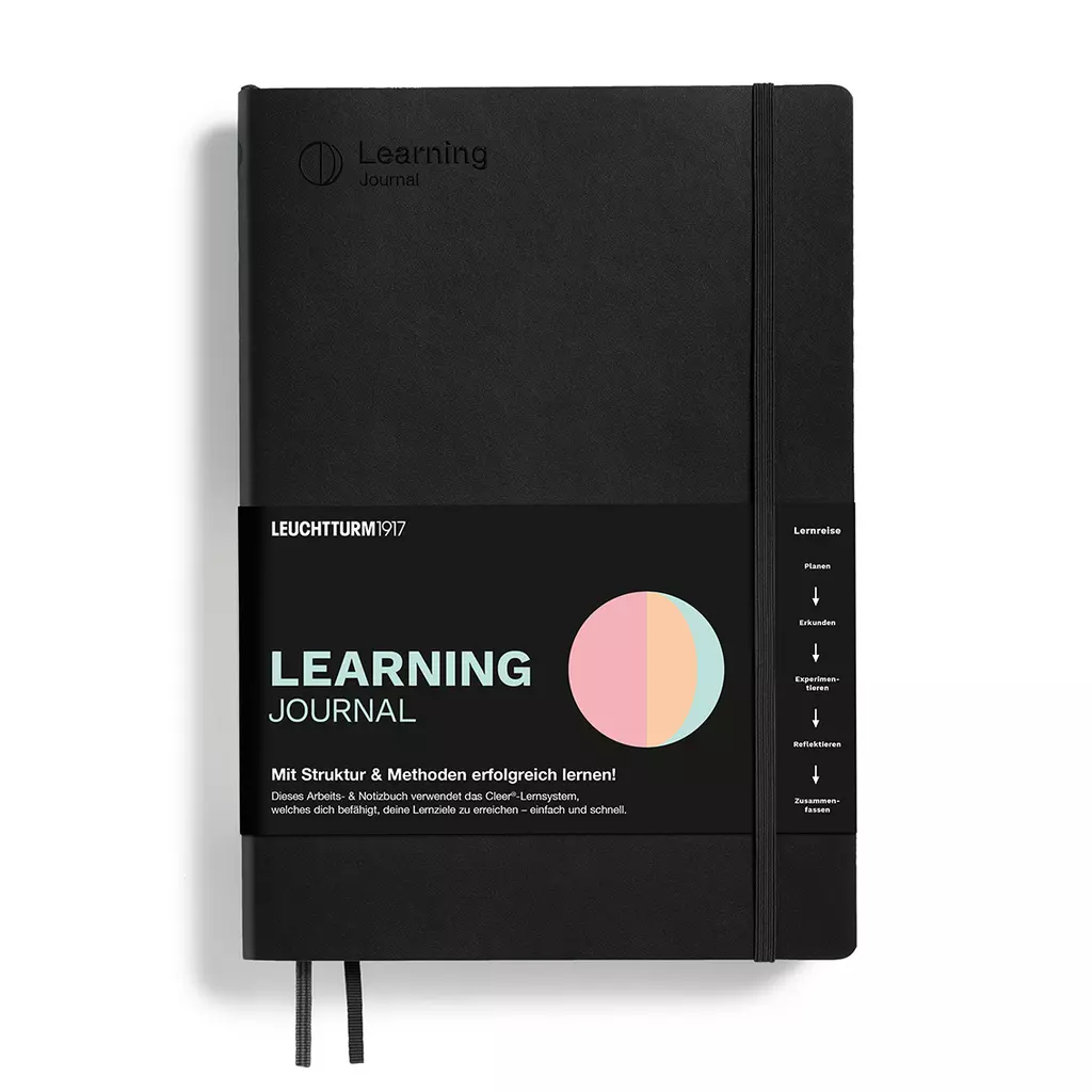 Learning Journal Composition (B5), Flexcover, Schwarz, Deutsch