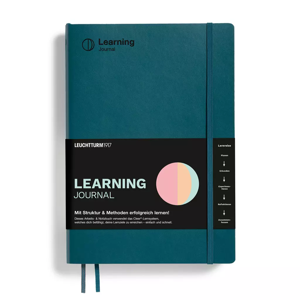 Learning Journal Composition (B5), Flexcover, Pacific Green, Deutsch