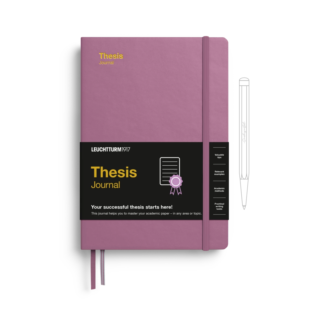 Thesis Journal Medium (A5), Hardcover, Dusty Rose, English Thesis Journal Medium (A5), Hardcover, Dusty Rose, English