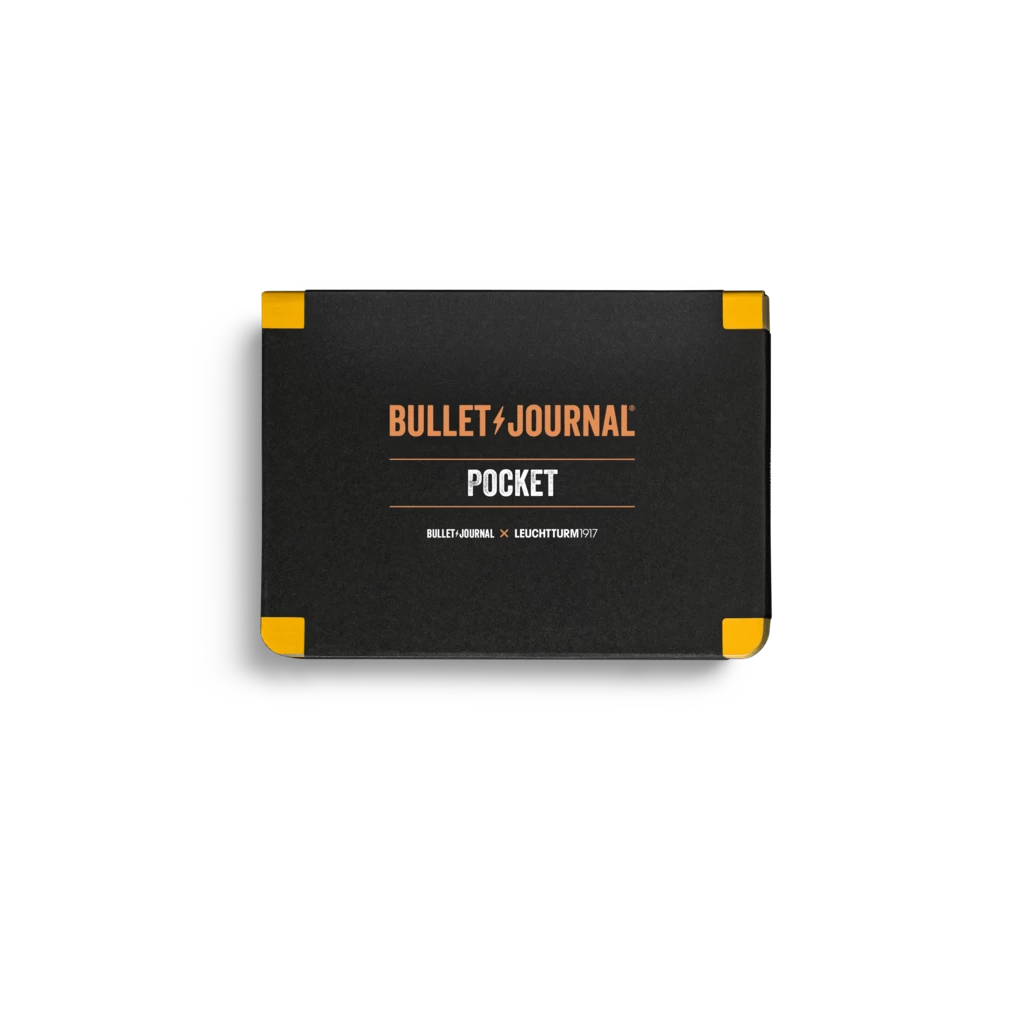 Bullet Journal Pocket, 46 numbered double pages, Dotted, Yellow24, pack of 3 Bullet Journal Pocket, 46 numbered double pages, Dotted, Yellow24, pack of 3