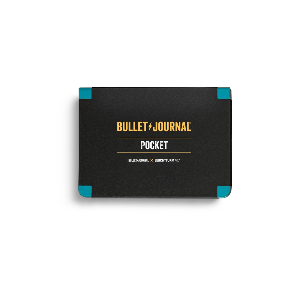 Bullet Journal Pocket, 46 numbered double pages, Dotted, Turquoise25, pack of 3 Bullet Journal Pocket, 46 numbered double pages, Dotted, Turquoise25, pack of 3