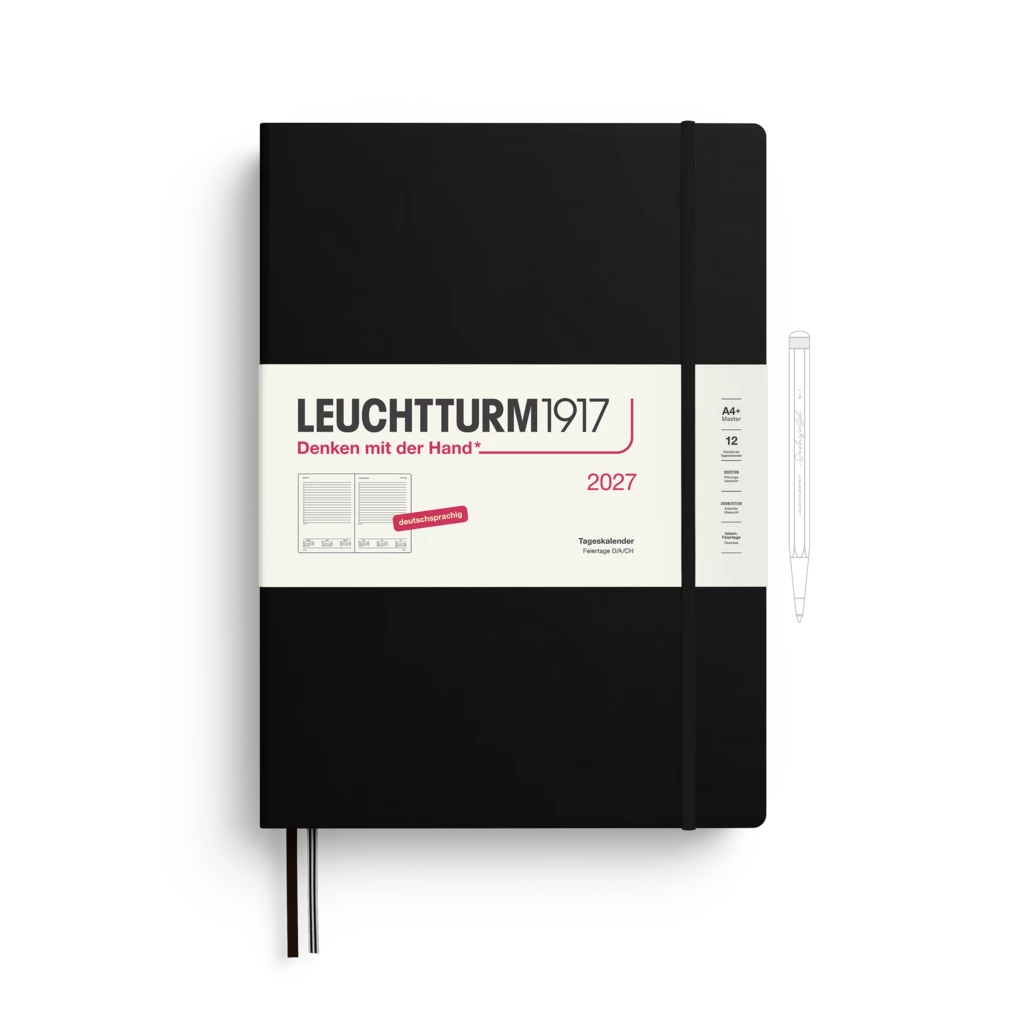 Tageskalender Master (A4+) 2027, Schwarz, Deutsch Tageskalender Master (A4+) 2027, Schwarz, Deutsch