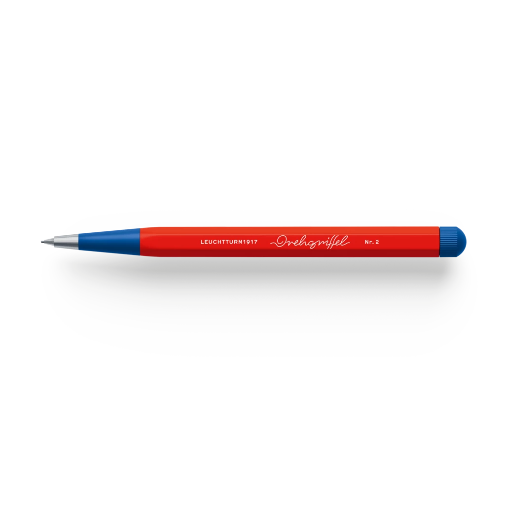 Drehgriffel Nr. 2, Red/Royal Blue, Mechanical pencil - Bauhaus Edition