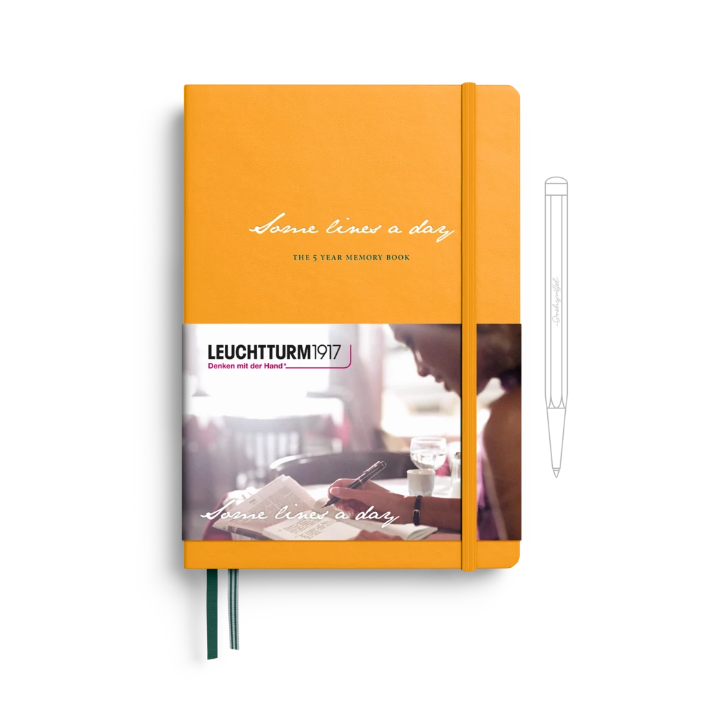 Some Lines A Day, 5-Year-Book Medium (A5), Rising Sun Some Lines A Day, 5-Year-Book Medium (A5), Rising Sun