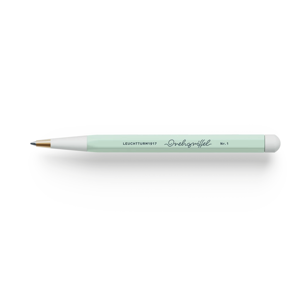 Drehgriffel Nr. 1, Mint Green -Ballpoint pen with royal blue ink