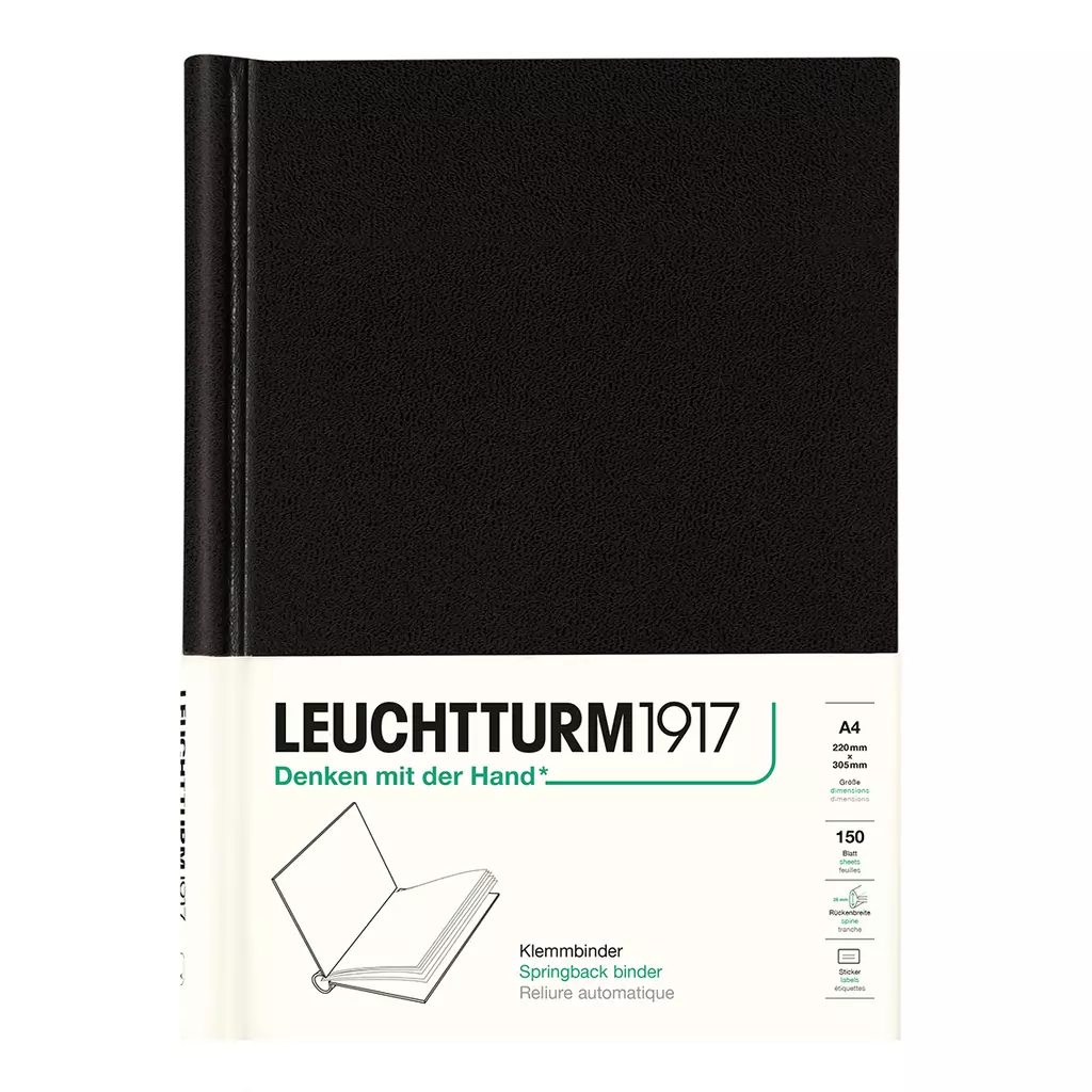 Springback Binder PEKA A4, max. 150 pages, Black, Portrait format Springback Binder PEKA A4, max. 150 pages, Black, Portrait format