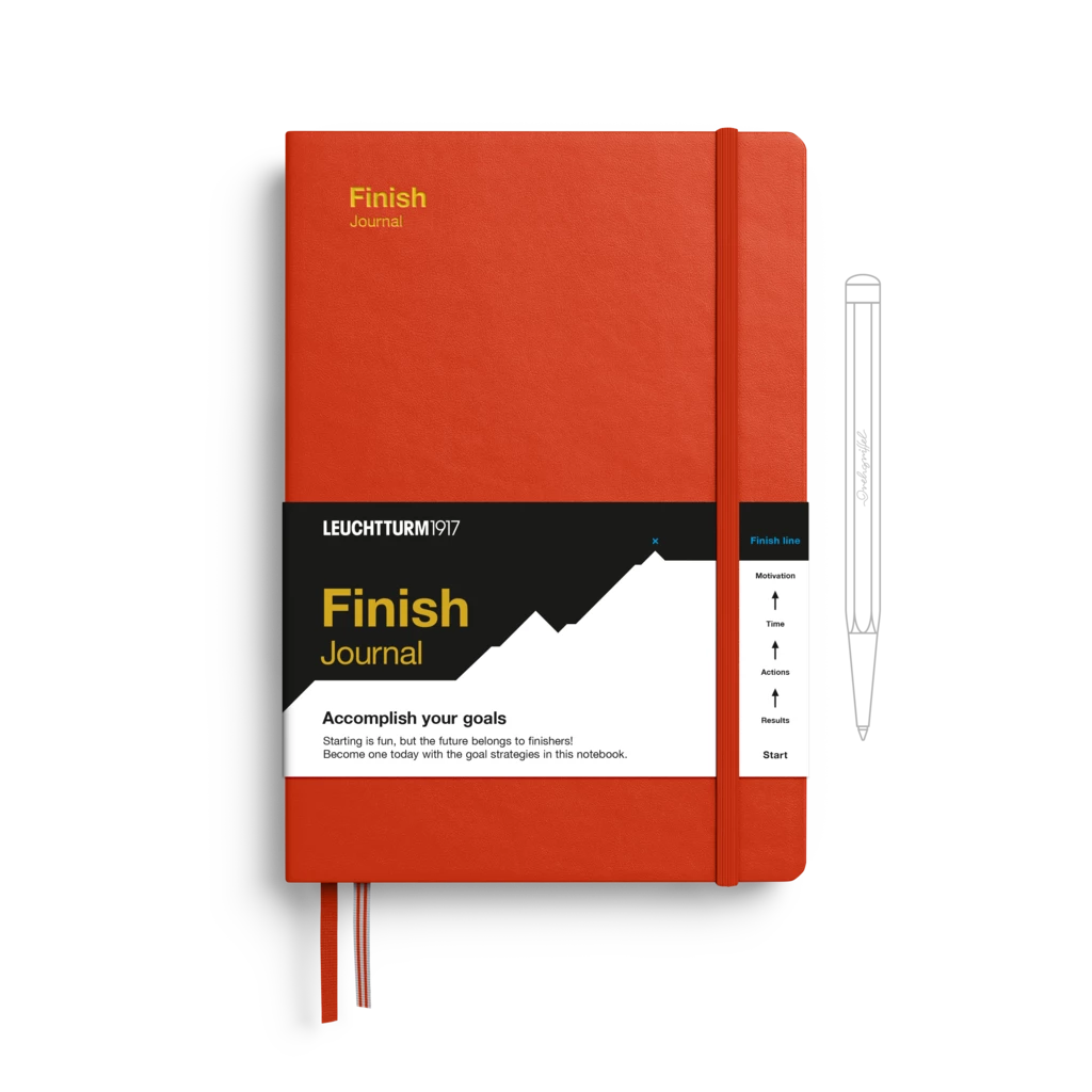 Finish Journal Medium (A5), Hardcover, Fox Red, Englisch Finish Journal Medium (A5), Hardcover, Fox Red, Englisch