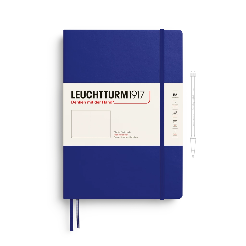 Notizbuch Composition (B5), Hardcover, 219 nummerierte Seiten, Ink, Blanko Notizbuch Composition (B5), Hardcover, 219 nummerierte Seiten, Ink, Blanko