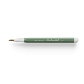 Drehgriffel Nr. 1, Olive - Ballpoint pen with royal blue ink