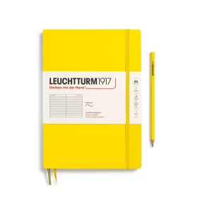 Notizbuch Composition (B5), Softcover, 123 nummerierte Seiten, Zitrone, Liniert