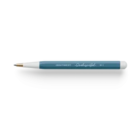 Drehgriffel Nr. 1, Stone Blue - Gelstift mit schwarzer Tinte