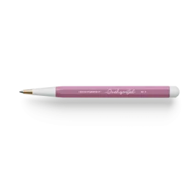 Drehgriffel Nr. 1, Dusty Rose - Kugelschreiber mit blauer Mine